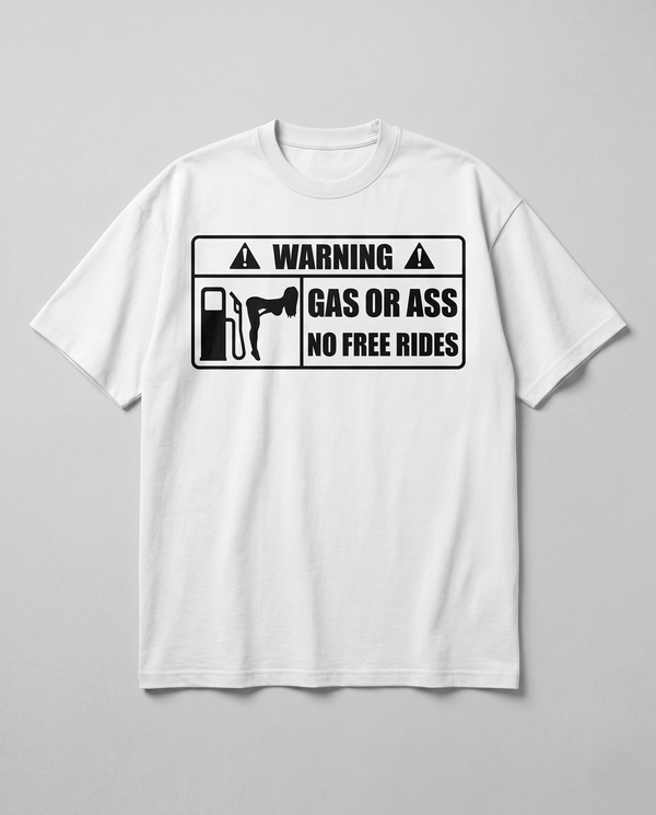 Photo of Warning Oversized Streetwear T-Shirt