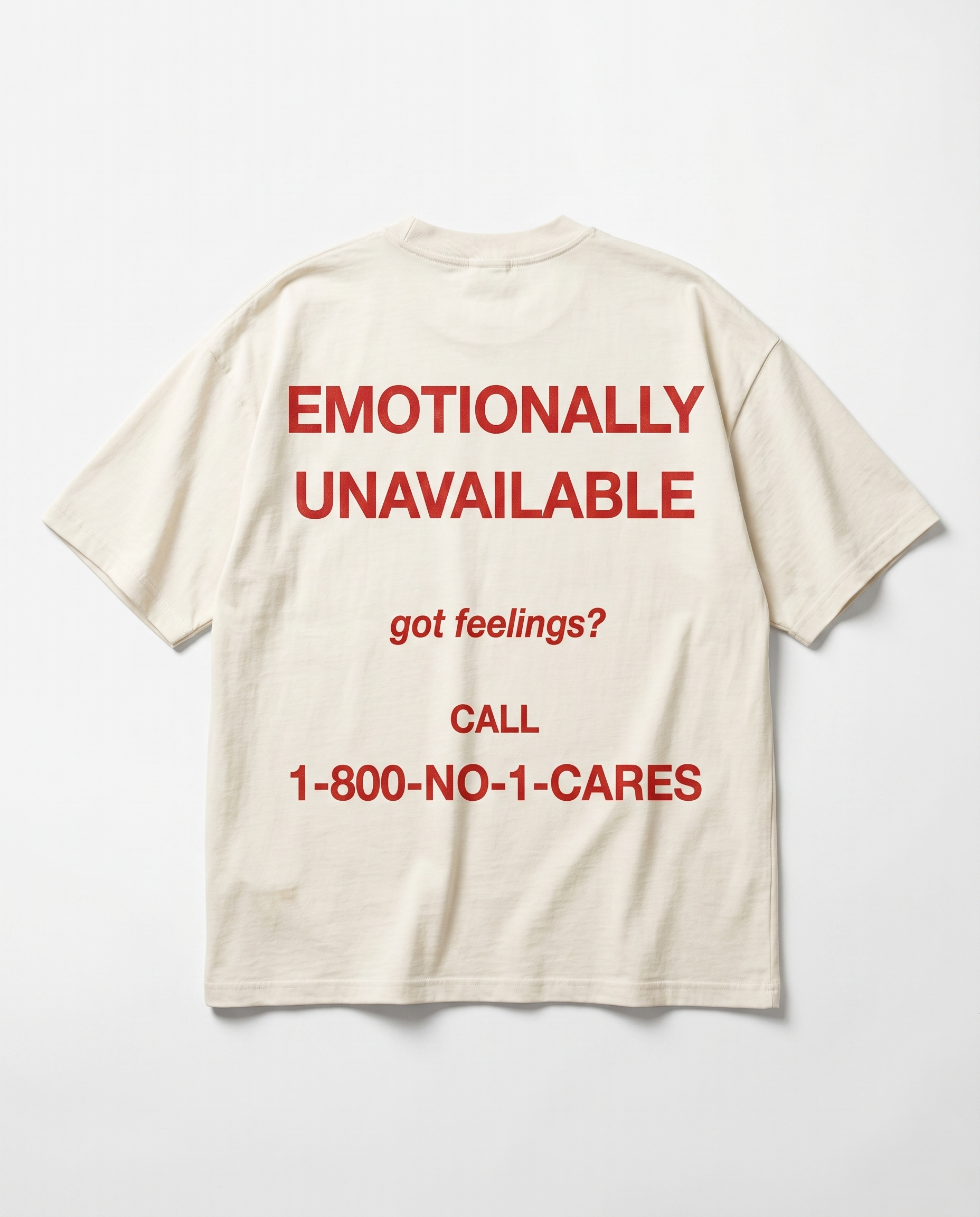 Not Available Oversized Streetwear T-Shirt