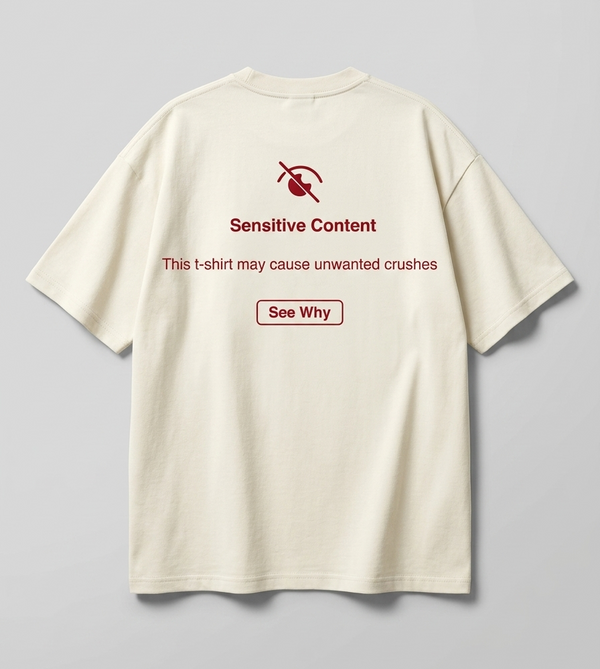 Photo of Sensitive Content Oversized Streetwear T-Shirt