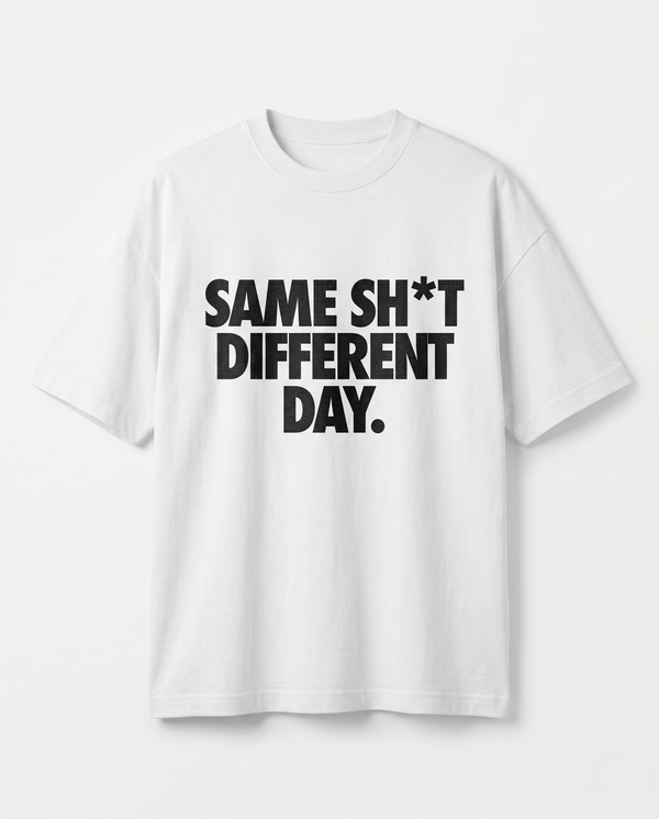 Photo of Same Shit Different Days Oversized Streetwear T-Shirt