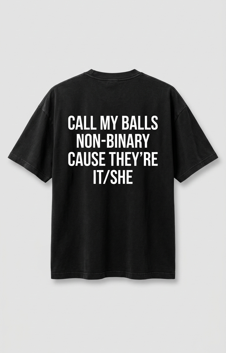 My Balls Oversized Streetwear T-Shirt