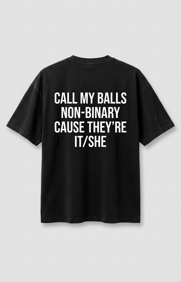 Photo of My Balls Oversized Streetwear T-Shirt