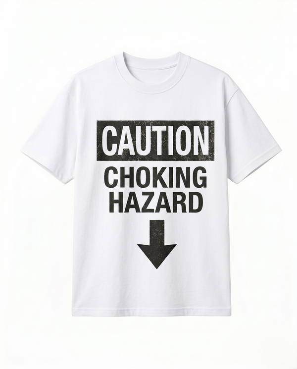 Photo of Caution Oversized Streetwear T-Shirt