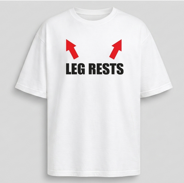 Photo of LEG RESTS Oversized Streetwear T-Shirt