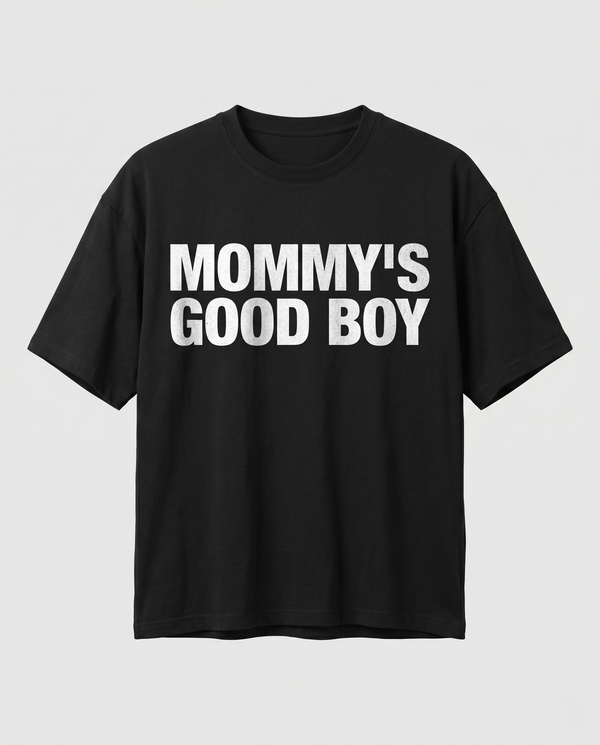 Photo of Mommy's Good Boy (for him) Oversized Streetwear T-Shirt