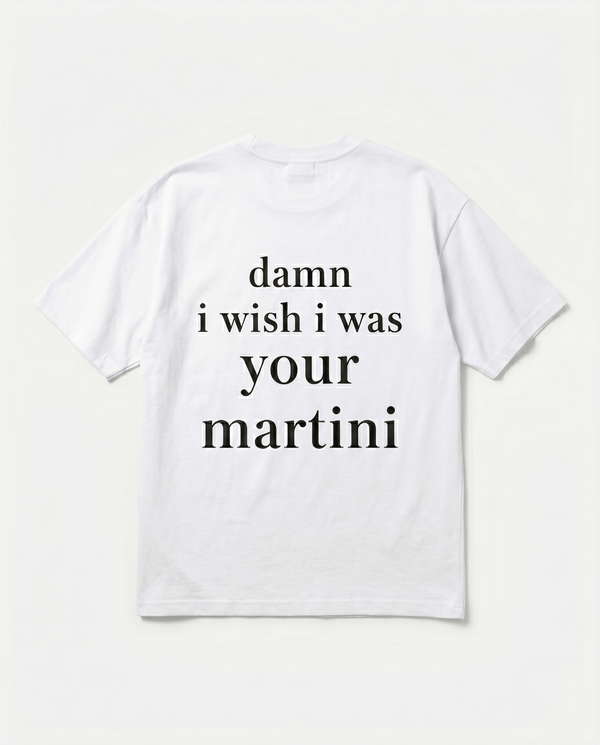 Photo of I Wish I Was Your Martini Oversized Streetwear T-Shirt