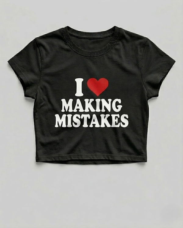 Photo of I Love mistake Cropped Top